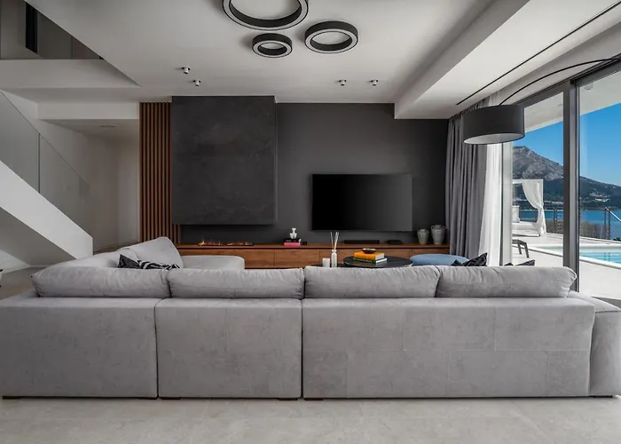 Luxury Andoris With Gym, Spa, Heated Pool Βίλα Duće